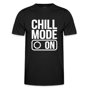 Chill Mode On Relax Relax - Men's Functional T-Shirt - black - Front - AI Model Male 178 dark (178cm)