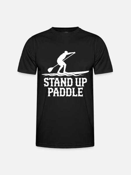 Stand Up Paddle SUP - Men's Functional T-Shirt - black
