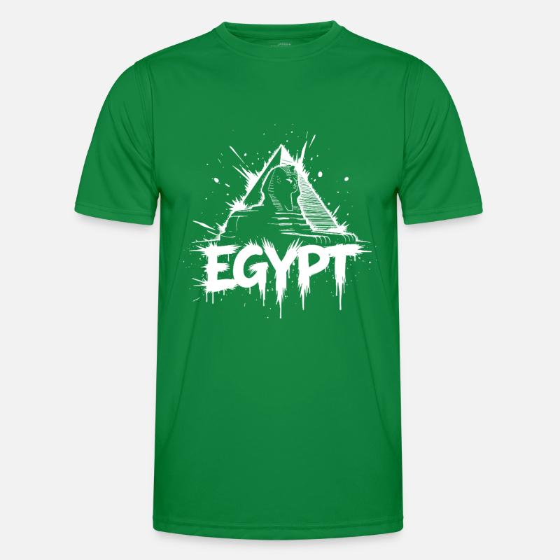 Ägypten Sphinx Pyramide Männer Funktions-T-Shirt