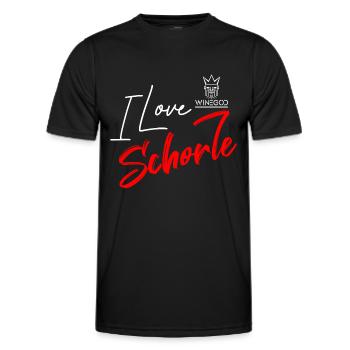 Winegod drôle disant que j’aime Schorle - T-shirt sport Homme - noir - Devant - AI Model Male 178 dark (178cm)