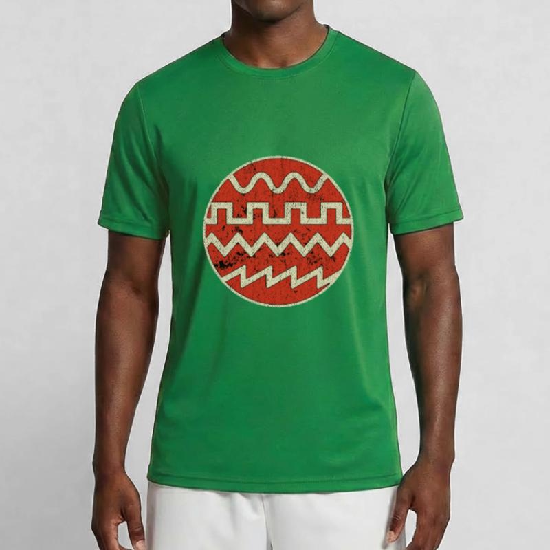 Analog Synthesizer Japan Envelope Waveforms Synths Men's Functional T-Shirt