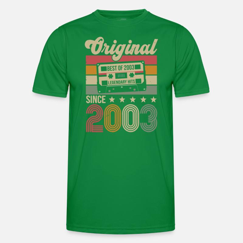 Vintage Geburtstag Original Geschenkidee 2003 Männer Funktions-T-Shirt