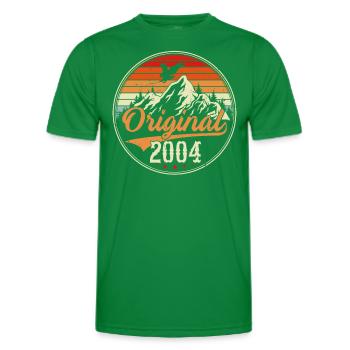 Original 2004 - T-shirt sport Homme - vert - Devant - AI Model Male 178 dark (178cm)
