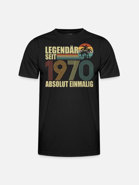 Legendary since 1970 - Men's Functional T-Shirt - black