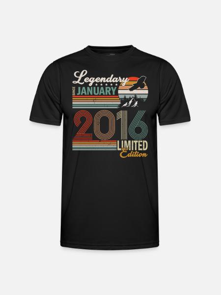 Legendary since January 2016 - Men's Functional T-Shirt - black
