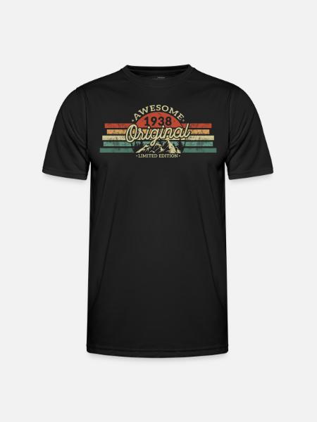 Birthday present 1938 - Men's Functional T-Shirt - black