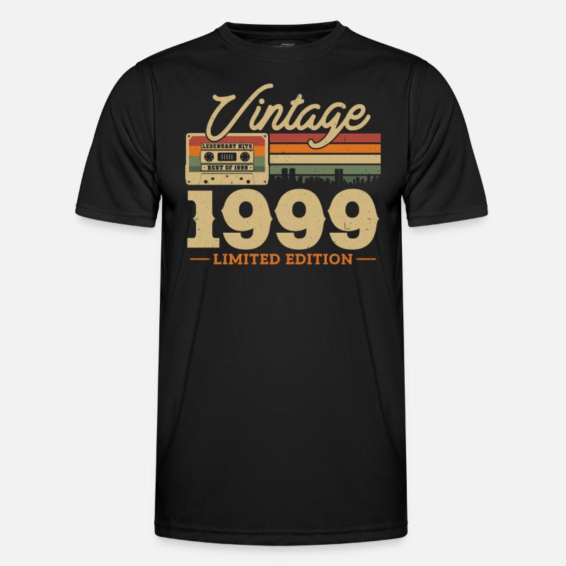 1999 - 24/25 birthday - Men's Functional T-Shirt - black