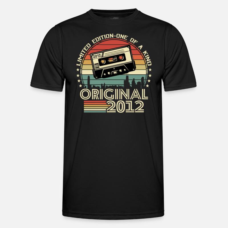 Retro 2012s Gift - Men's Functional T-Shirt - black