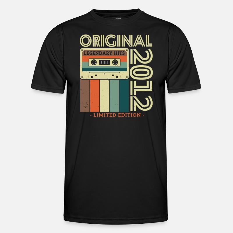 Retro Schatz, 2012 Unique - Men's Functional T-Shirt - black