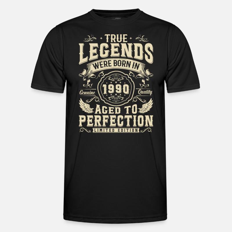 1990 Birthday Legends - Men's Functional T-Shirt - black