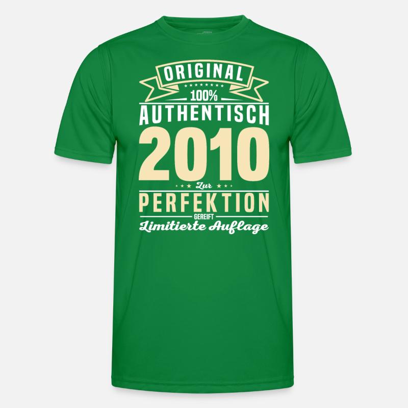 Einzigartiges Geburtstagsgeschenk 2010 Männer Funktions-T-Shirt