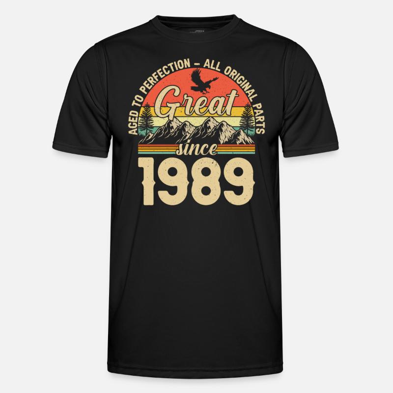 1989 - A legendary year - Men's Functional T-Shirt - black