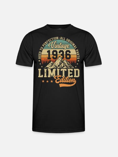 Birthday Joy 88 1936 - Men's Functional T-Shirt - black