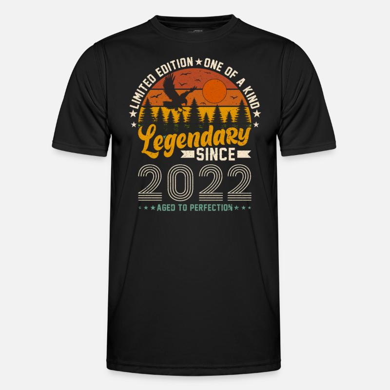 Legendary 2022 Birthday - Men's Functional T-Shirt - black