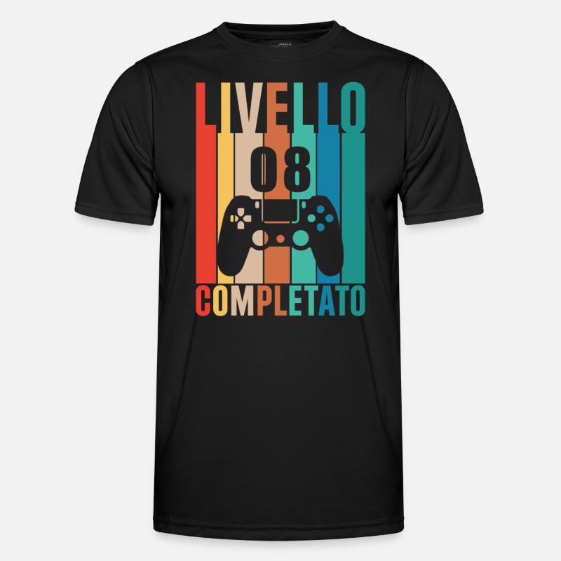 Level 8 Complete - Men's Functional T-Shirt - black