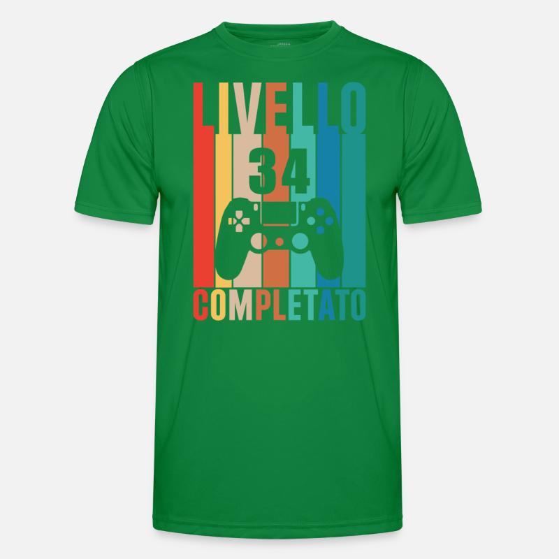 Stufe 34 Männer Funktions-T-Shirt