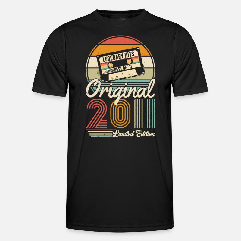 2011 - Born in 2011 - Men's Functional T-Shirt - black