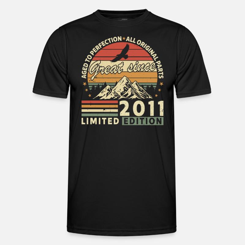 2011 - Born in 2011 - Men's Functional T-Shirt - black