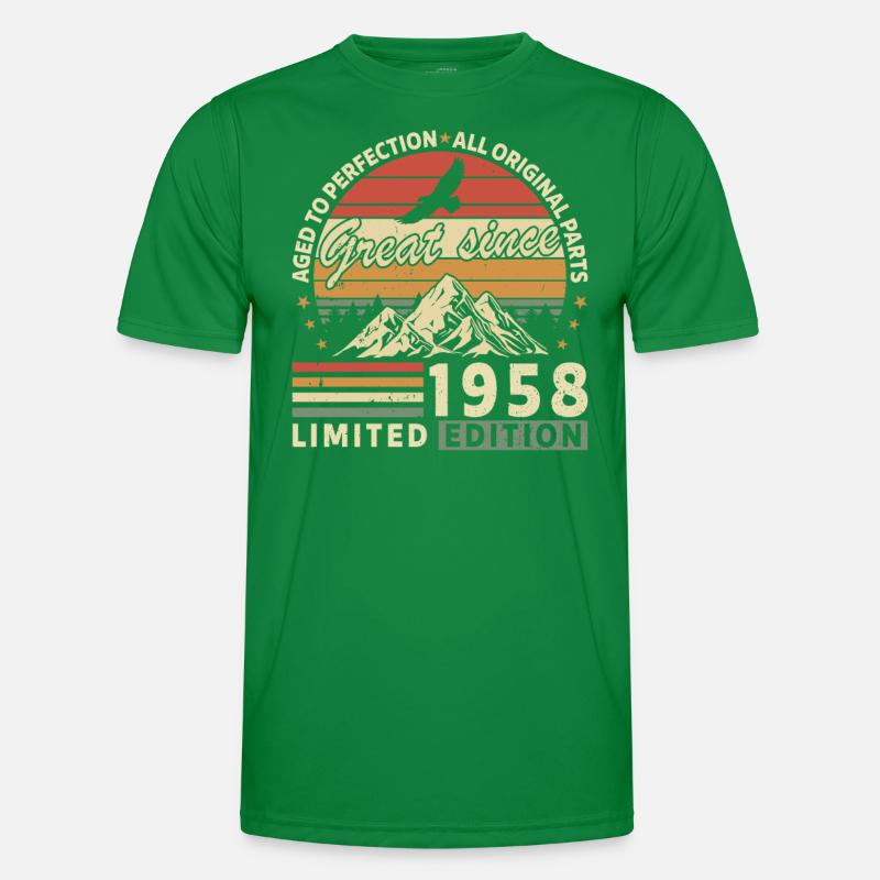 Vintage Legend 1958 Männer Funktions-T-Shirt
