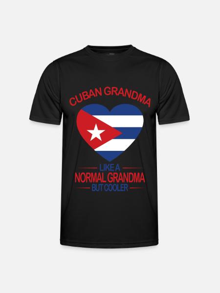Kubanische Flagge - Männer Funktions-T-Shirt - Schwarz