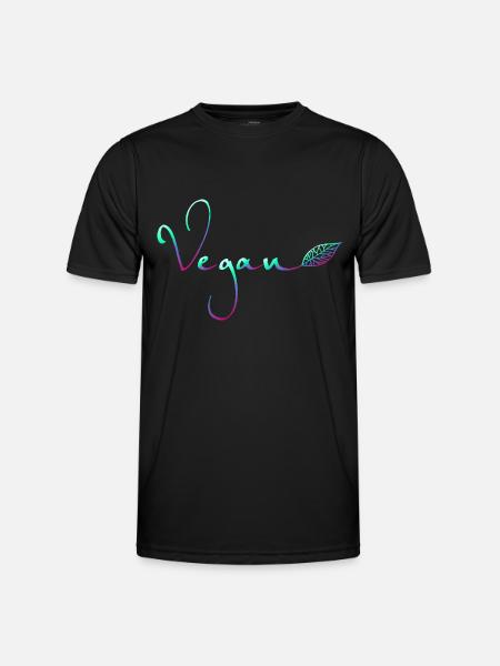 Vegan - Men's Functional T-Shirt - black