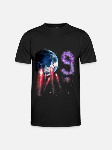 9th Birthday - Men's Functional T-Shirt - black