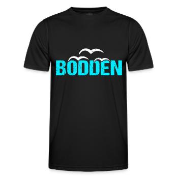 Bodden Ostsee Boddenlandschaft - Männer Funktions-T-Shirt - Schwarz - Vorne - AI Model Male 178 dark (178cm)