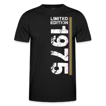 limited edition 1975 - T-shirt sport Homme - noir - Devant - AI Model Male 178 dark (178cm)