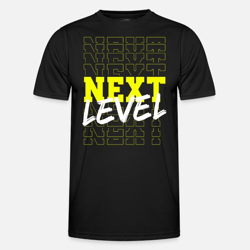 Nächste Stufe - Männer Funktions-T-Shirt - Schwarz