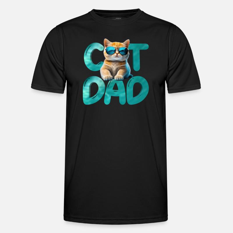 Cat dad Men's Functional T-Shirt