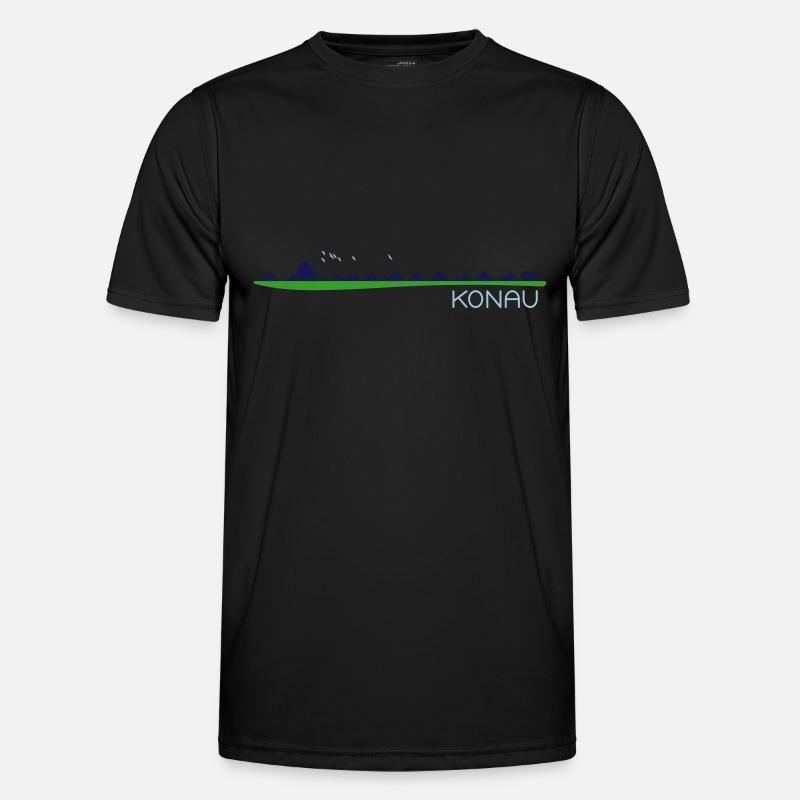 Konau an der Elbe Männer Funktions-T-Shirt