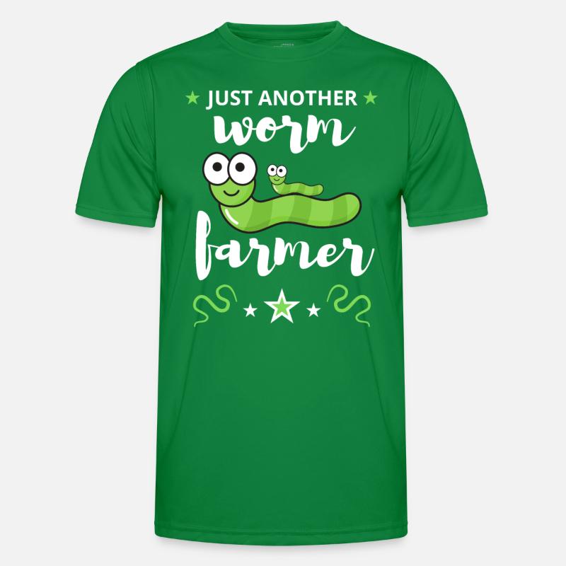 Just Another Worm Farmer Men's Functional T-Shirt