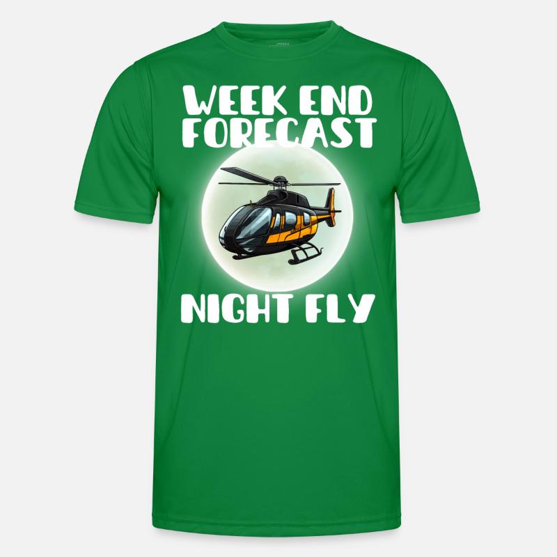 Week End Forecast Night Fly Men's Functional T-Shirt
