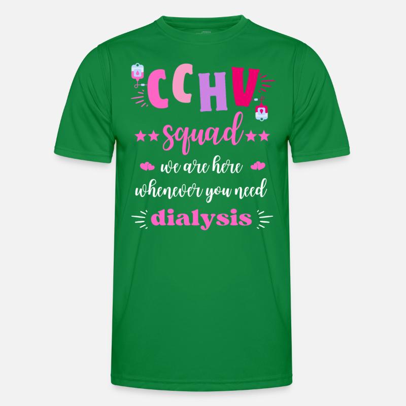 Équipe d’infirmières de dialyse de l’escouade CCHV T-shirt sport Homme