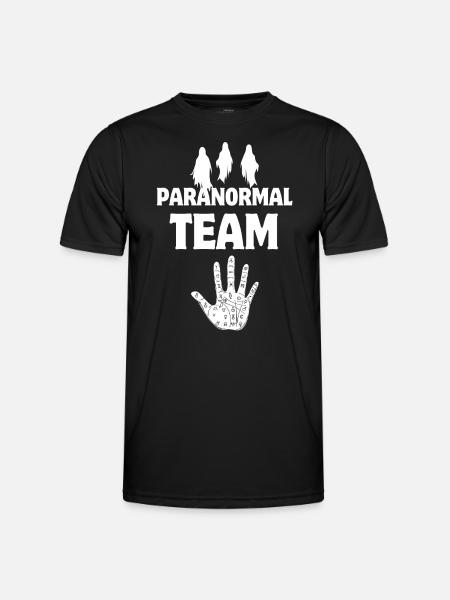 Paranormal Team Ghost Hunter Witches Investigation - Men's Functional T-Shirt - black