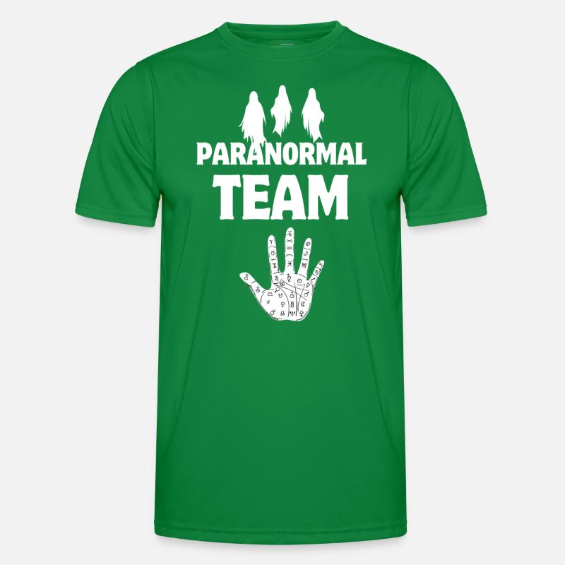 Paranormal Team Ghost Hunter Witches Investigation Men's Functional T-Shirt