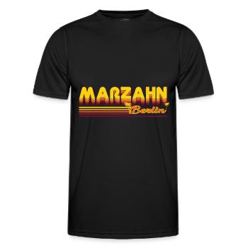 cooles Marzahn Berliner Stadtteil Design - Männer Funktions-T-Shirt - Schwarz - Vorne - AI Model Male 178 dark (178cm)