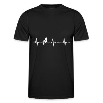 Lackierer Lackieren Maler Lackierei - Männer Funktions-T-Shirt - Schwarz - Vorne - AI Model Male 178 dark (178cm)