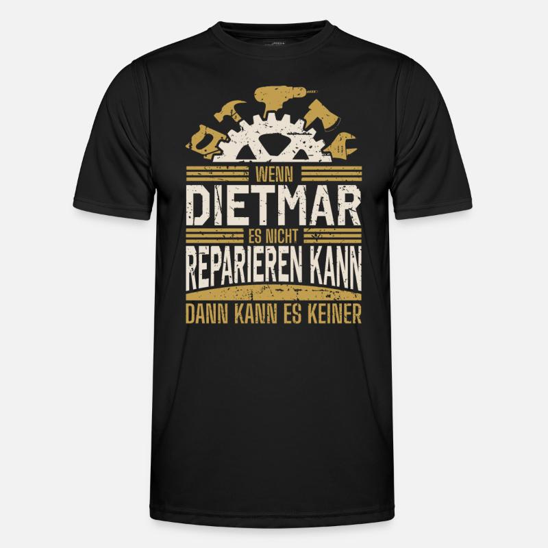 Dietmar Name Geschenk Geburtstag Männer Funktions-T-Shirt