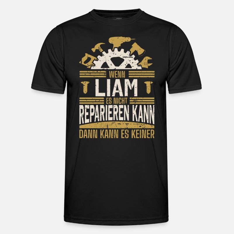 Liam Name Geschenk Geburtstag Männer Funktions-T-Shirt
