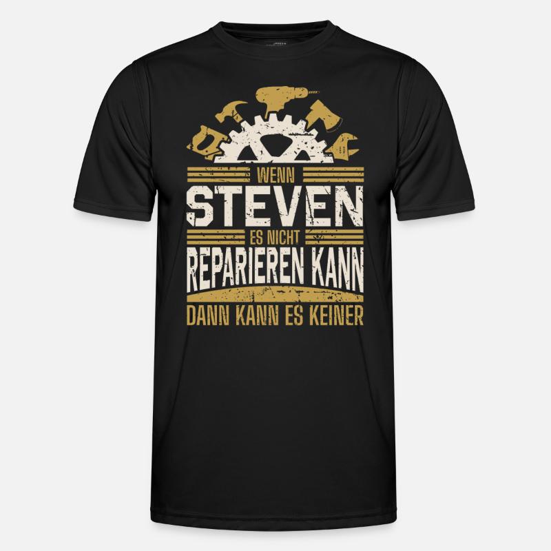 Steven Name Geschenk Geburtstag Männer Funktions-T-Shirt