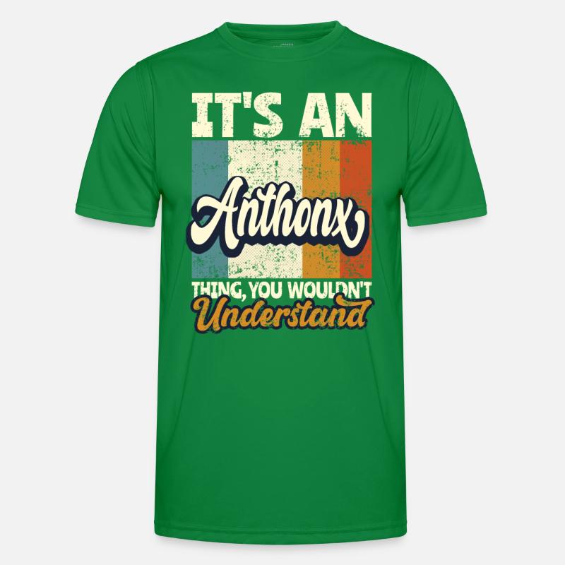 Name Anthony Gift First Name Personalized Men's Functional T-Shirt