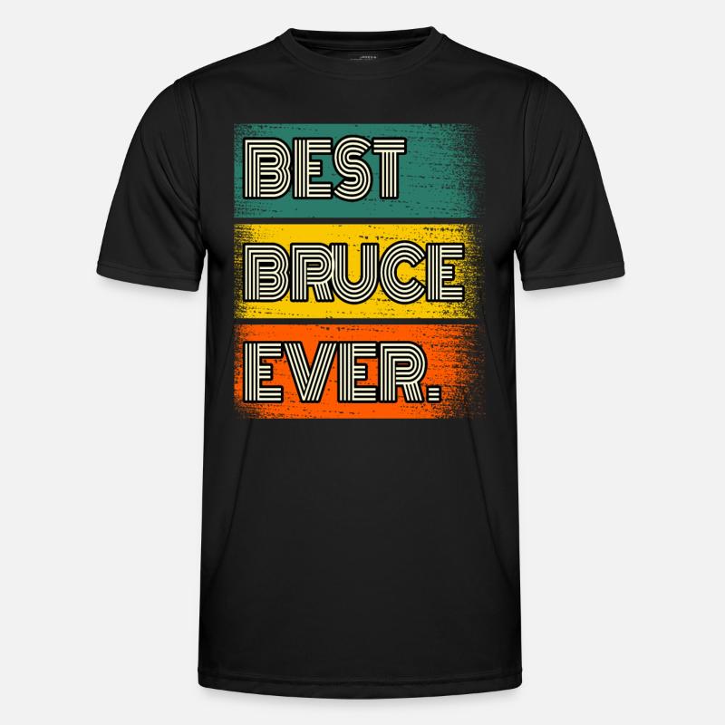 Bruce Name Geschenk Spruch Lustig Männer Funktions-T-Shirt