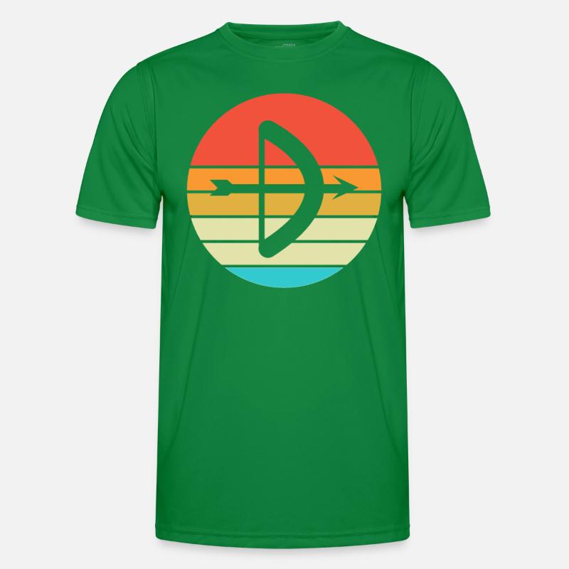 Bogen Schießen Geschenk Spruch Bogenschießen Männer Funktions-T-Shirt