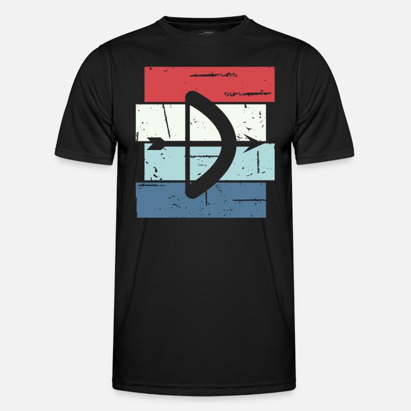 Bogen Schießen Geschenk Spruch Bogenschießen - Männer Funktions-T-Shirt - Schwarz