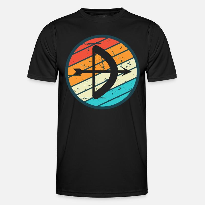 Bogen Schießen Geschenk Spruch Bogenschießen Männer Funktions-T-Shirt