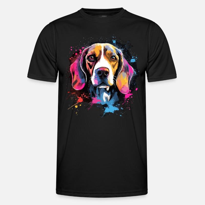 Beagle Hund Geschenk Spruch Männer Funktions-T-Shirt