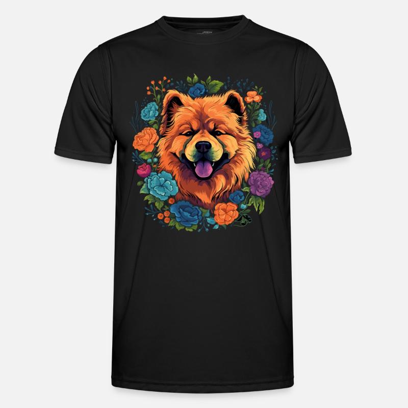 Chow Chow Dog Gift - Men's Functional T-Shirt - black