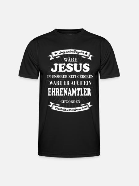 Ehrenamt - Männer Funktions-T-Shirt - Schwarz