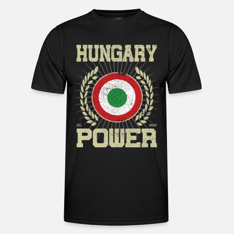 Cooles Ungarn, Design Männer Funktions-T-Shirt